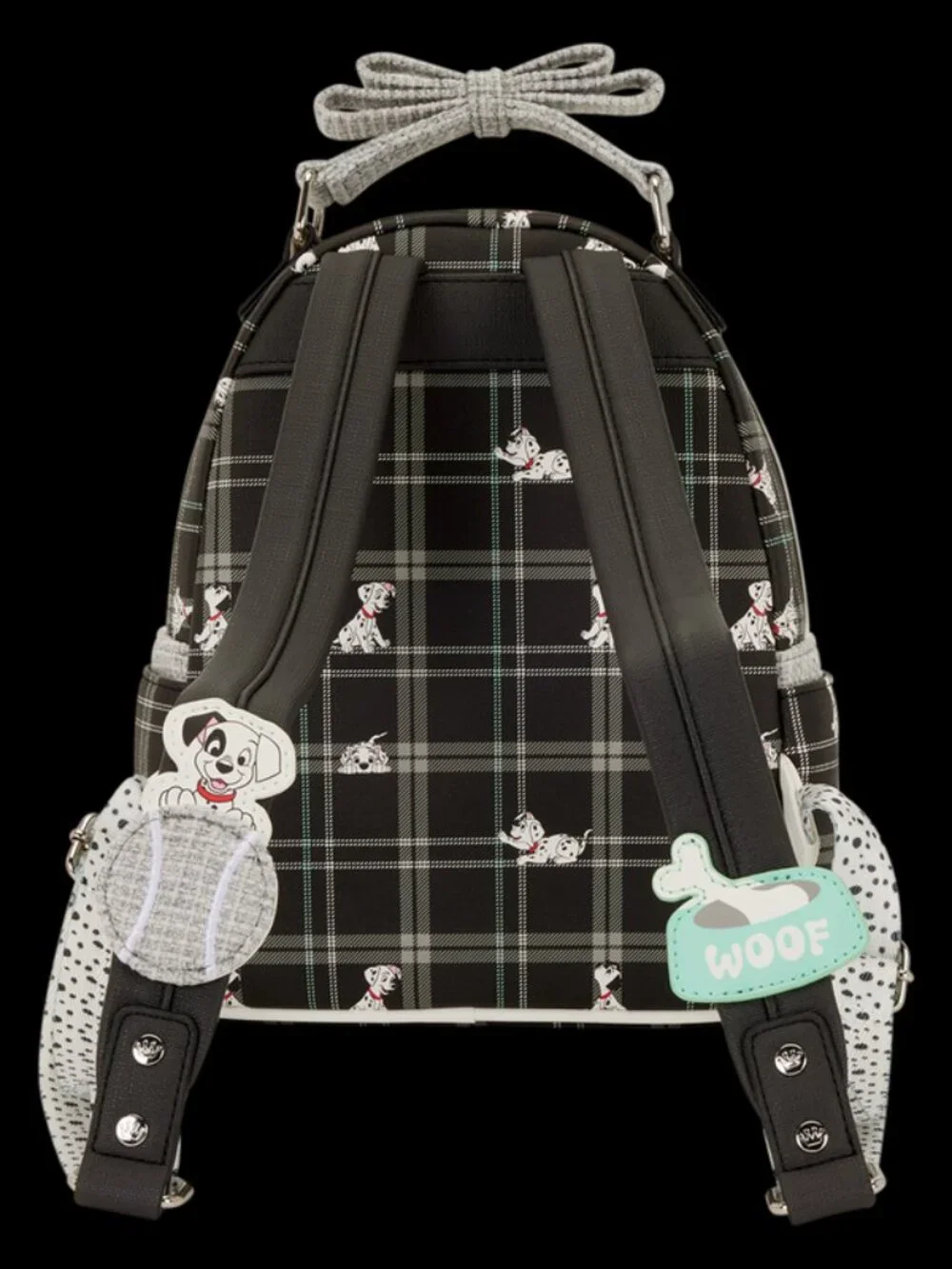 Loungefly Disney 101 Dalmatians Mini Backpack Plaid Disney Dogs Bag